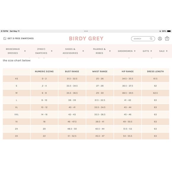 1220 NWT Birdy Grey Chicky Mesh Convertible Bridesmaid Dress in Dusty Rose XL - Picture 4 of 4